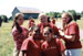 red shirt smiles
